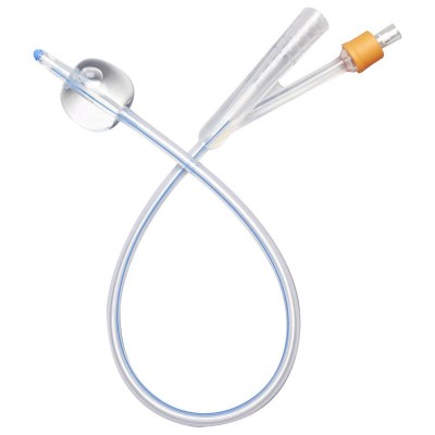 Two-Way-Silicone-Straight-Tip-Foley-Catheter
